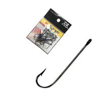 Anzol Pinnacle Carlisle Preto Black - Haste Longa N14 C/20un