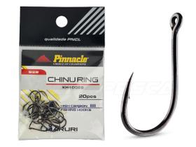 Anzol Pinnacle Chinu Ring Black Nº 11 - 10 Peças