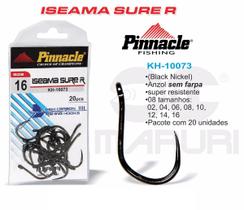 Anzol Pinnacle Iseama Sure Nº 6 - Sem Fisga - 20 Peças Anzol Pinnacle Iseama Sure Nº 6 - Sem Fisga - 20 Peças