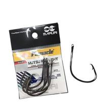 Anzol Pinnacle Mutsu Ring Light Black Nº 4/0 3,20Cm 10 Peças