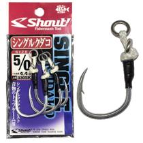 Anzol Shout Kudako Suporte Hook Single 330sk Pesca No Mar Peixes Atum Olho De Boi Gt Tamanho 5/0 3un