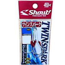 Anzol Shout Suporte Hook Hard Twin Spark 319TS Nº 1/0 2un