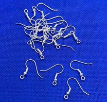 Anzol simples pct 10 pares folheado a prata 50 milésimo Anzol simples pct 10 pares folheado a prata 50 milésimo