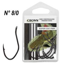 Anzol Super Cat Fish 8/0 Reforçado Pesca Piapara Paraíba 5Un