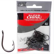 Anzol Super Chinu Black Marine Sports n02 Cartela com 50 Unidades