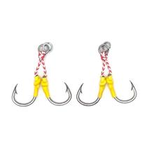 Anzol Suporte Hook Bravos 1/0 Duplo (02un)