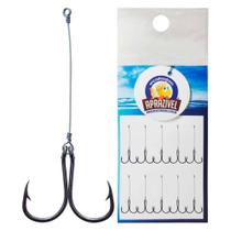 Anzol Tinu 6 Duplo Rígido 10PCS - Aprazível Anzol Tinu 6 Duplo Rígido 10PCS - Aprazível