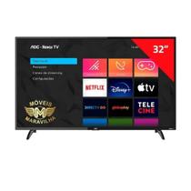 AOC 32" Smart TV LED HD ROKU, HDMI, USB, Conexão, Wi-Fi