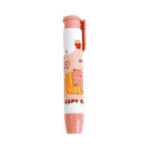 Apagador De Cartoon Capybara Kawaii Sem Bagunça Material De Escritório Para Escola Presente