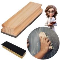 Apagador De Lousa Quadro Negro E Branco Multiuso Com Feltro Apagador De Lousa Quadro Negro E Branco Multiuso Com Feltro