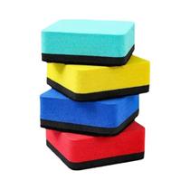 Apagador Magnético Bicolor Branco Para Quadro Branco, Feltro EVA, 2 Peças, Material De Escritório, Apagador Magnético Bicolor Branco Para Quadro Branco, Feltro EVA, 2 Peças, Material De Escritório,