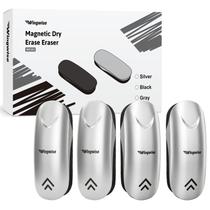 Apagador para quadro branco com apagamento a seco Wingwise magnético, 4 unidades, prata Apagador para quadro branco com apagamento a seco Wingwise magnético, 4 unidades, prata