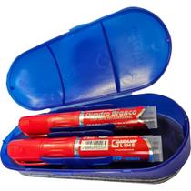 Apagador para Quadro Branco Estojo com Tampa e 6 Feltros QB60 Apagador para Quadro Branco Estojo com Tampa e 6 Feltros QB60