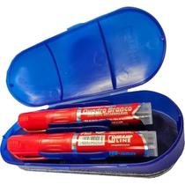 Apagador Quadro Branco Estojo C/Tampa/ 6 Feltros Qb60 Apagador Quadro Branco Estojo C/Tampa/ 6 Feltros Qb60
