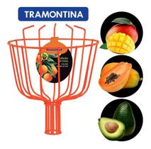 Apanhador Frutas Grande Tramontina S/cabo Aço Pega Abacate