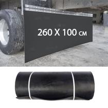 Aparabarro Lameiro 260x100 Preto Liso Universal Caminhão