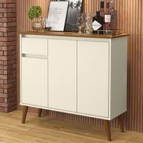 Aparador 1 Gaveta 3 Portas Londres Off White Freijo