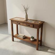 Aparador 100cm Madeira Decorativo Moderno Sala Estar Hall Entrada Design Funcional Elegante Decoração Luxo Premium