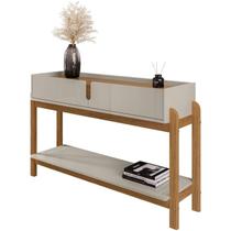 Aparador 2 Gavetas 50524 130cm Off White Cedro DCASA Aparador 2 Gavetas 50524 130cm Off White Cedro DCASA