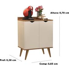 Aparador 2 Portas Buffet Acalanto Cantinho Café Pés Palito cores - Comprar Moveis para sua Casa