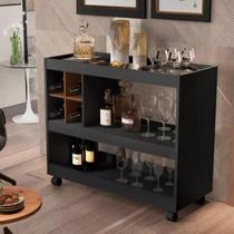 Aparador 4050 Preto Nature Caramelo JB Bechara Móveis Sala Aparador 4050 Preto Nature Caramelo JB Bechara Móveis Sala