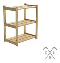 Aparador 60x50cm Expositor Exclusivo Multifuncional Oferta 100% Pinus