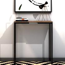 Aparador 90cm Industrial Line Marrom/Preto/Fresno