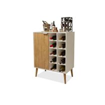 Aparador Adega Bar Miami 01 Porta Com Prateleira e Nichos - Rede Móveis