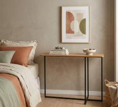 Aparador Apollo Em Aço Carbono E Tampo Mdf Naturale Aparador Apollo Em Aço Carbono E Tampo Mdf Naturale