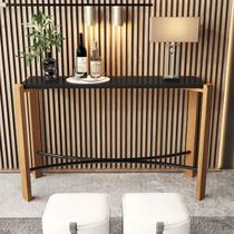 Aparador Austria Moderno Sala Estar - Pes Madeira 90 Cm -Preto