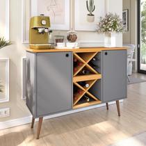 Aparador Balcão Buffet Elegance Pés Palito Retro 2 Portas Adega Cantinho do Café Cores