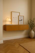 Aparador Bancada 110cm Suspenso 2Gv Em MDF Estilo Clássico Aparador Bancada 110cm Suspenso 2Gv Em MDF Estilo Clássico