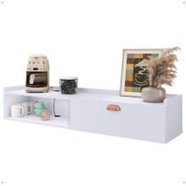 Aparador Bancada Suspensa Classic Cantinho Café Porta Nicho Sala Cozinha Recepção Escritório - RPM