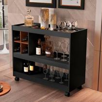 Aparador Bar Preto Nature