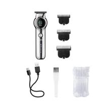 Aparador barba e cabelo com visor sem fio recarregavel km1851 - FLEX