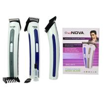 Aparador Barbeador Noua 3915 Sem Fio Barba Pezinho