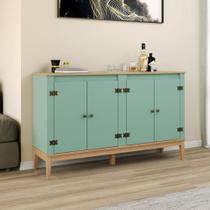 Aparador Buffet 149cm 4 Portas 2 Prateleiras Sala de Jantar Aparador Buffet 149cm 4 Portas 2 Prateleiras Sala de Jantar