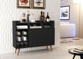 Aparador Buffet 2 Portas Black - Life Germai