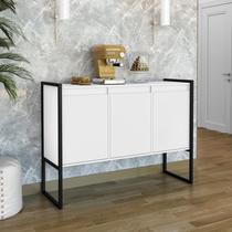 Aparador Buffet 3 Portas Industrial Cantinho do Café para Sala de Jantar Cozinha Recepçao Loja Clinica Ilha Bela