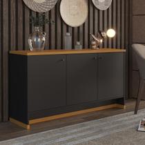 Aparador Buffet 3 Portas Sala de Jantar Berlin - ViaNossa