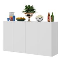 Aparador Buffet 4 portas Alemanha Multimóveis BR3555 Branco Aparador Buffet 4 portas Alemanha Multimóveis BR3555 Branco