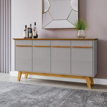 Aparador Buffet 4 Portas e Prateleira Removível Opala Aparador Buffet 4 Portas e Prateleira Removível Opala