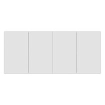 Aparador Buffet 4 Portas Multimóveis Veneza Branco