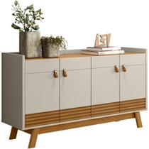 Aparador Buffet 4 Portas Ripado 160 cm Abruzzo