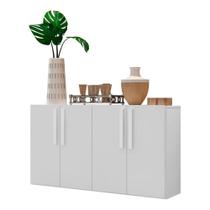 Aparador Buffet 4 Portas Viena Branco