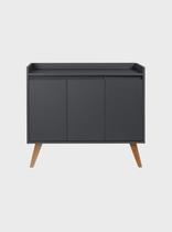 Aparador Buffet 90cm Retro Mdf Madri - On Móveis