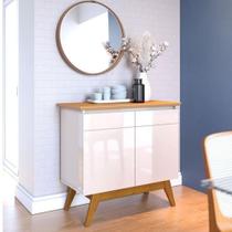 Aparador Buffet Ambiente Classic 2 Portas Off White Nature - Imcal Aparador Buffet Ambiente Classic 2 Portas Off White Nature - Imcal
