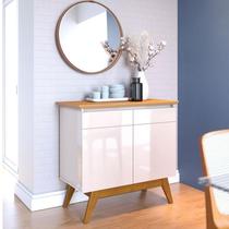 Aparador Buffet Ambiente Classic 2 Portas Off White Nature - Imcal Aparador Buffet Ambiente Classic 2 Portas Off White Nature - Imcal