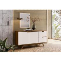 Aparador Buffet Ambiente Vicenza Imbuia Off White New Ceval