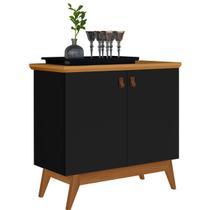 Aparador Buffet Balcão 2 Portas Black Nature Absolut J&A